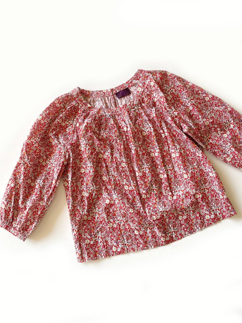 J. Crew Peasant top in Liberty D'Anjo Floral Size M